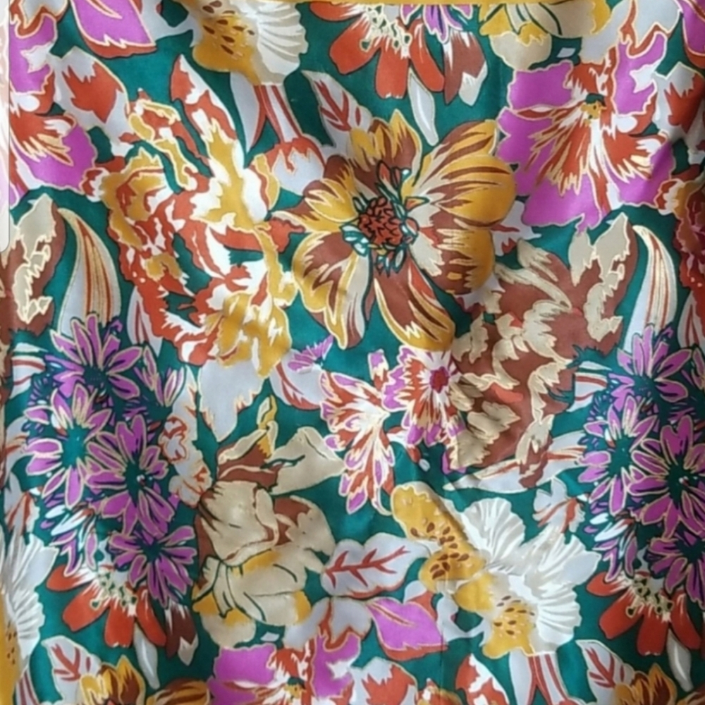 Vintage Floral Scarf